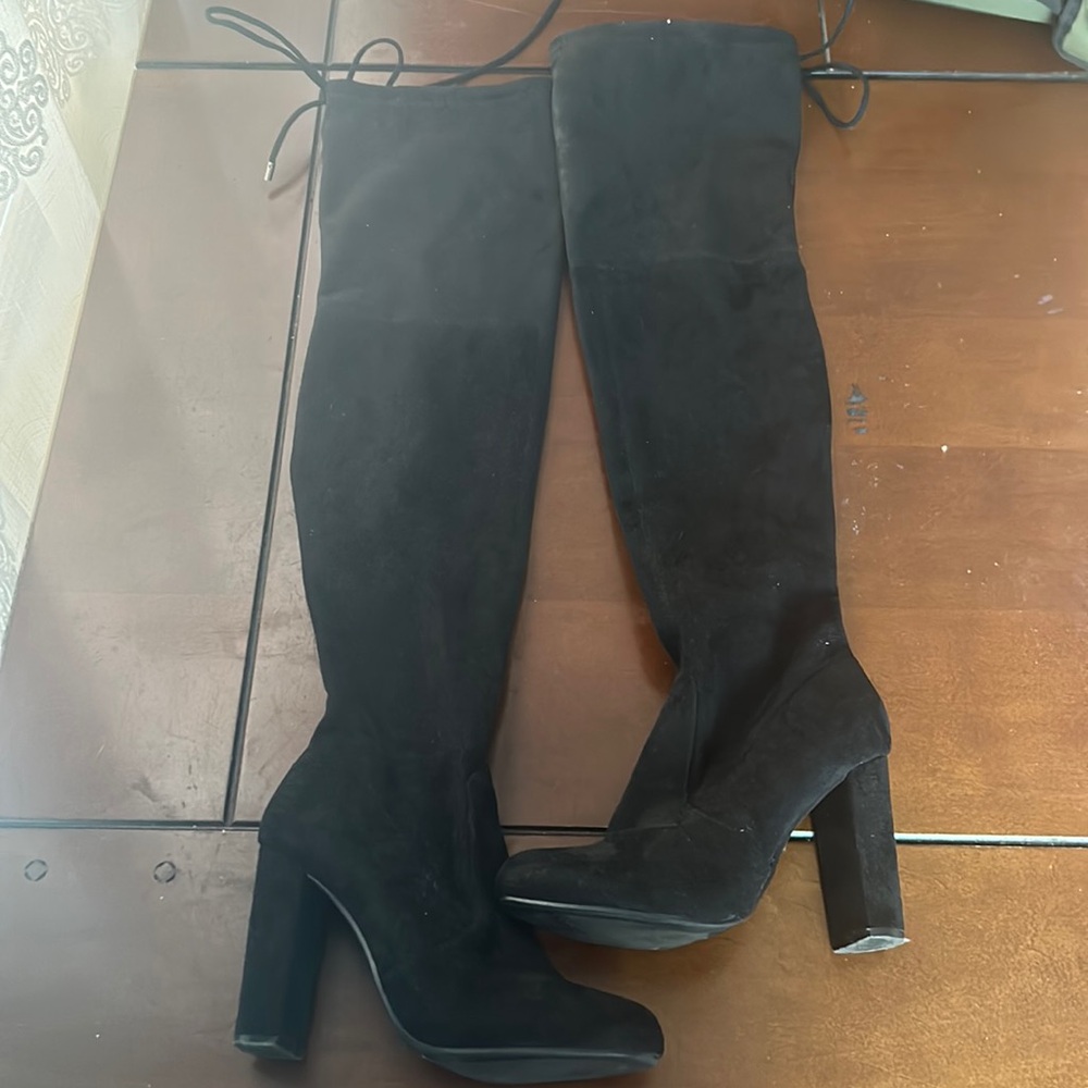 Black Suede Boots